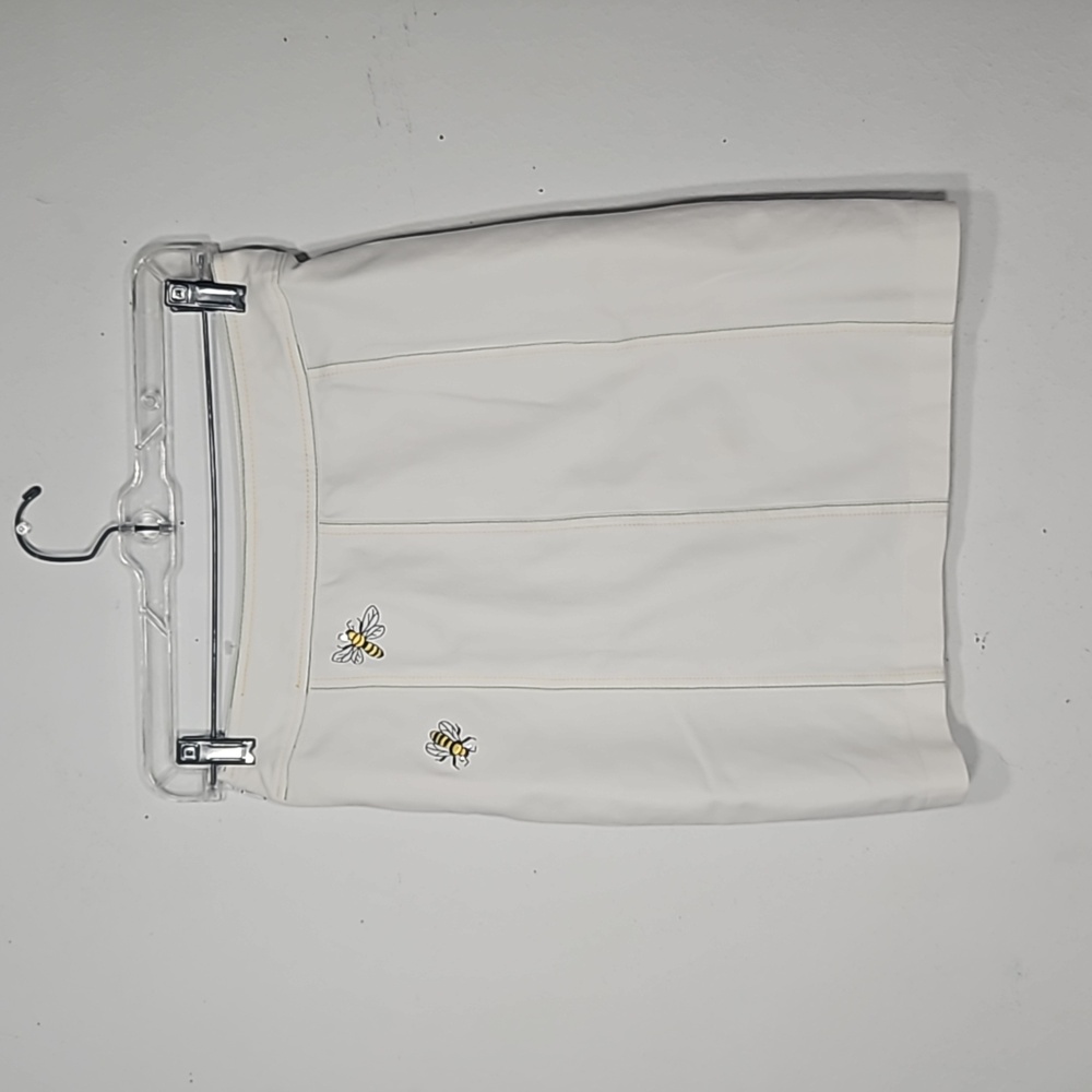 Guc Escada Bee Embroidered Office Basic Flat Fron… - image 2